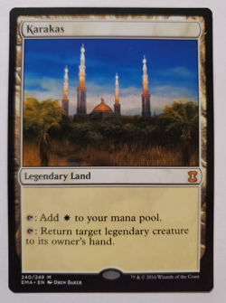 MtG KARAKAS--Eternal Masters--Mythic Rare NM! - Image 1