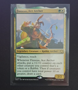 Finneas, Ace Archer - 0212 - BLB - R - Mint - MTG - Image 3