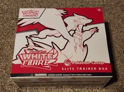 Pokemon Center White Flare Elite Trainer Box ETB Factory Sealed - Image 1
