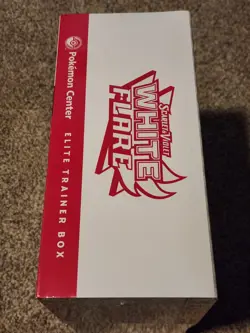 Pokemon Center White Flare Elite Trainer Box ETB Factory Sealed - Image 5