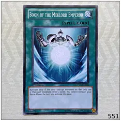 Boon of the Meklord Emperor - EXVC-EN050 - Common 1st Edition Yugioh - Image 1