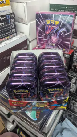 Pokemon TCG Mega Heroes Mini Tin Mega Latias ME01 Mega Evolution (10 Piece) - Image 1