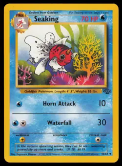 Seaking 46/64 Uncommon Jungle Pokemon Unlimited Lightly Played - Image 1