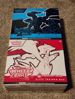 Pokemon Center Black Bolt & White Flare Elite Trainer Box ETB NEW - Image 1