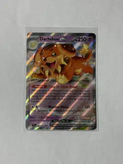 Pokemon Dachsbun Ex 67/142 Stellar Crown Holo Double Rare NM/MINT - Image 1