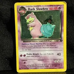Wizards of the Coast Dark Slowbro 12/82 Team Rocket Holo Rare 60HP - Image 1