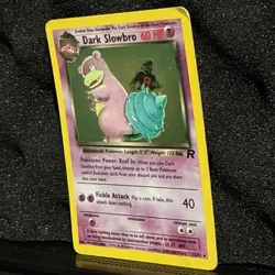 Wizards of the Coast Dark Slowbro 12/82 Team Rocket Holo Rare 60HP - Image 2