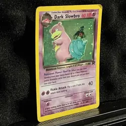 Wizards of the Coast Dark Slowbro 12/82 Team Rocket Holo Rare 60HP - Image 3