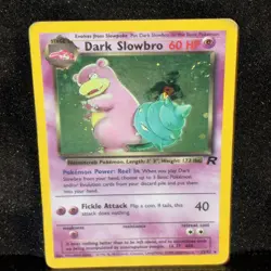 Wizards of the Coast Dark Slowbro 12/82 Team Rocket Holo Rare 60HP - Image 4