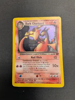 2000 Pokemon Team Rocket Dark Charizard Holo #4/82 - Image 1