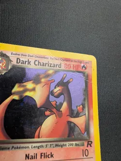 2000 Pokemon Team Rocket Dark Charizard Holo #4/82 - Image 2