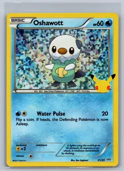 Oshawott 021/025 Promo McDonald's 25th Anniversary Promos Pokemon Holo Near Mint - Image 1