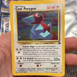 WotC Promo Cool Porygon 15/53 Holo Promo 50 HP English 2000 Sugiyama - Image 1