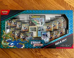 Pokemon TCG Crown Zenith Sea and Sky Premium Collection Box Sealed - Image 1