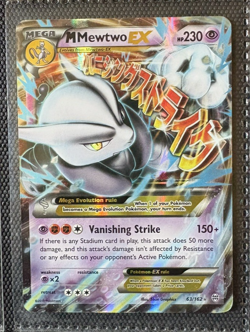 Pokemon TCG M Mewtwo EX 63/162 Breakthrough Holo - Image 1