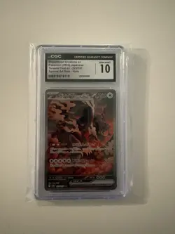 CGC 10 Gem Mint Pokemon TCG Bloodmoon Ursaluna EX SAR Terastal Fest EX JPN - Image 1
