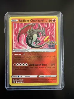 Radiant Charizard 011/078 Pokemon GO Holo - Image 1
