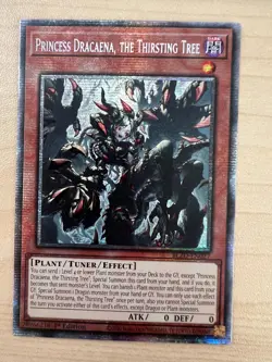 Yugioh Princess Dracaena, the Thirsting Tree BLZD-EN027 Starlight Rare 1st Ed NM - Image 1