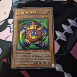Yugioh Time Wizard MRD-065 Unlimited Ultra Rare Holo Bleed - MP - Image 1