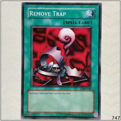 Remove Trap - LOB-E048 - Common Unlimited Yugioh - Image 1