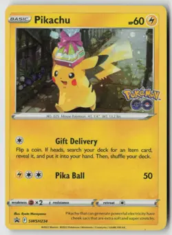 Pikachu - SWSH234 - SWSH: Sword & Shield Promo Cards Holo - PTCG - LP - Image 1