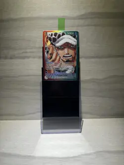 One Piece Card Game Trafalgar Law OP01-002 Leader Alt Art Holo Foil 5000 Eng - Image 2