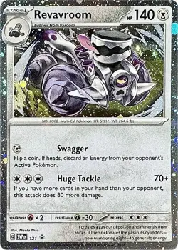 Pokemon TCG - Revavroom - 121 - SV: S&V Promo Cards - Cosmo Holo NM FREE SHIP - Image 1