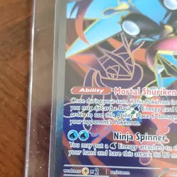 Mega Greninja EX Ultra Rare Pokemon Card 100/86 Chaos Rising - Image 3