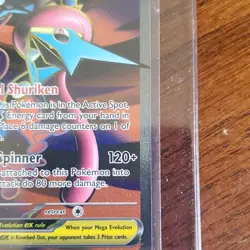 Mega Greninja EX Ultra Rare Pokemon Card 100/86 Chaos Rising - Image 4