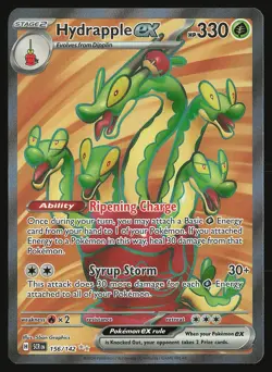 SV07: Stellar Crown Hydrapple ex #156/142 Pokemon Card - Image 1