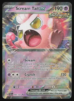 SV06: Twilight Masquerade Scream Tail ex #094/167 Pokemon Card - Image 1