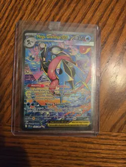 Mega Greninja EX 116/086 XY Full Art Holo EX Rare Pokemon TCG Card (English) - Image 1