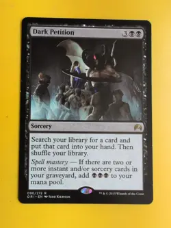 Dark Petition. rare Sorcery. Magic the Gathering Card. - Image 3