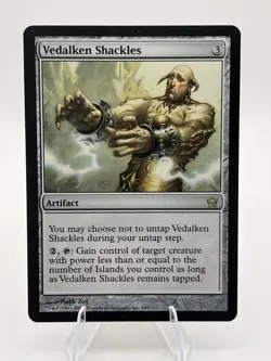 Vedalken Shackles - Fifth Dawn - MTG Magic the Gathering - Lightly Played - Image 1