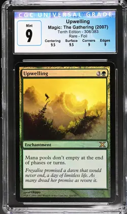 UPWELLING 10th Edition Foil Rare CGC 9 Q++ MTG [Nostalgium] - Image 1