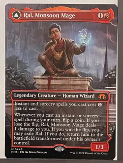 Ral, Monsoon Mage Borderless -Mythic- Modern Horizons 3 MTG Magic the Gathering - Image 1