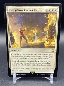 MTG Everything Comes to Dust WHO 0019 R NM Regular - Image 1