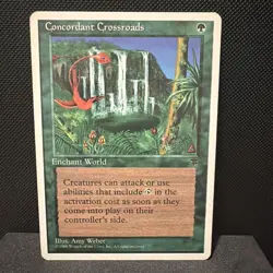 Magic the Gathering MTG Chronicles Concordant Crossroads MP - Image 1
