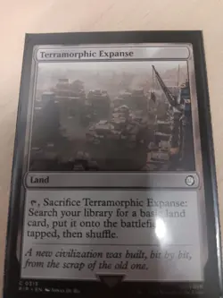 Terramorphic Expanse 313 Universes Beyond: Fallout Magic: The Gathering NM - Image 1