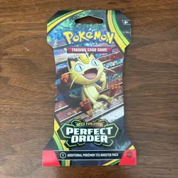 Pokemon TCG Perfect Order Sleeved Booster Pack Factory Sealed English. 🔥 - Image 2
