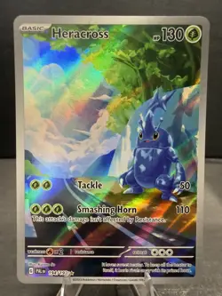 Heracross 194/193 Sv02: Paldea Evolved Holo Illustration Rare Pokemon Near Mint - Image 1