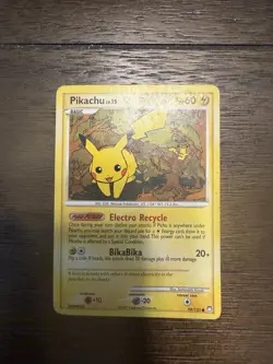 Pokemon TCG Pikachu 94/123 *vintage treekachu* 🌲Diamond & Pearl 2007 English - Image 3