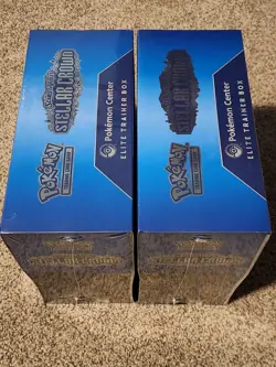 Pokemon TCG Stellar Crown POKEMON CENTER Elite Trainer Box ETB SEALED (LOT OF 2) - Image 5