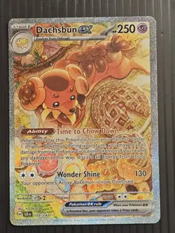 Dachsbun ex 2024 Pokemon Stellar Crown #169 SIR 169/142 - Image 1
