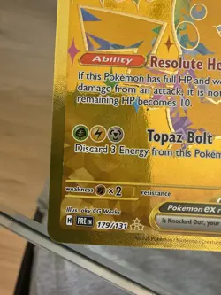 Pokemon Pikachu ex 179/131 SV Prismatic Evolutions Hyper Rare Full Art perfect!! - Image 5
