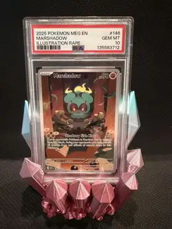 Pokemon Marshadow Mega Evolution Illustration Rare #146 PSA 10 Gem Mint - Image 1