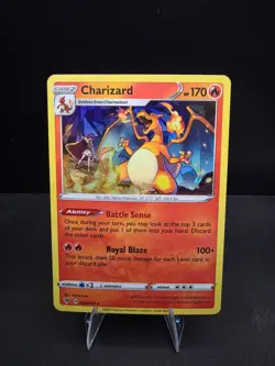 Pokemon TCG Pokemon Charizard Rare Holo- Vivid Voltage, Lightly Played - Image 1