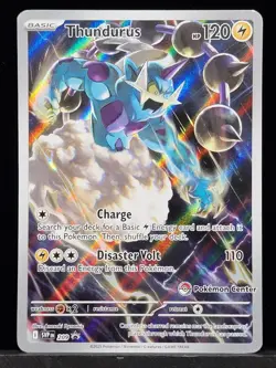 Thundurus SVP209 Black Star Promo Black Bolt Pokemon Center Stamped Near Mint - Image 1