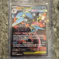 Mega Greninja Ex Full Art 100/086 English Pokemon TCG Chaos Rising - Image 1