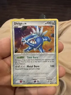 Pokemon TCG Dialga 6/127 Holo Platinum Series Base Set 2009 Dmg - Image 1
